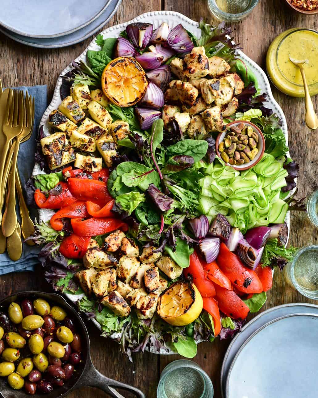 Grilled Chicken & Halloumi Salad: Your Fresh, Fussy-Free Summer Main